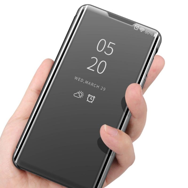 Skal För Oppo Find X3 Pro Bedrijf Folio-fodral Spegeleffekt