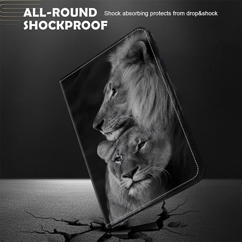 Case iPad Pro 13 (2024) Telefonfodral Lions