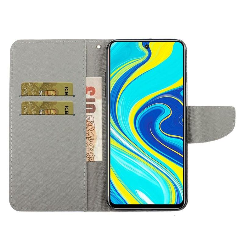 Folio-fodral För Xiaomi Redmi Note 9S / Redmi Note 9 Pro Kalejdoskop Mandala