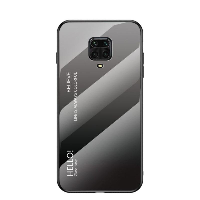 Skal För Xiaomi Redmi Note 9S / Redmi Note 9 Pro Färggradient Glasbaksida