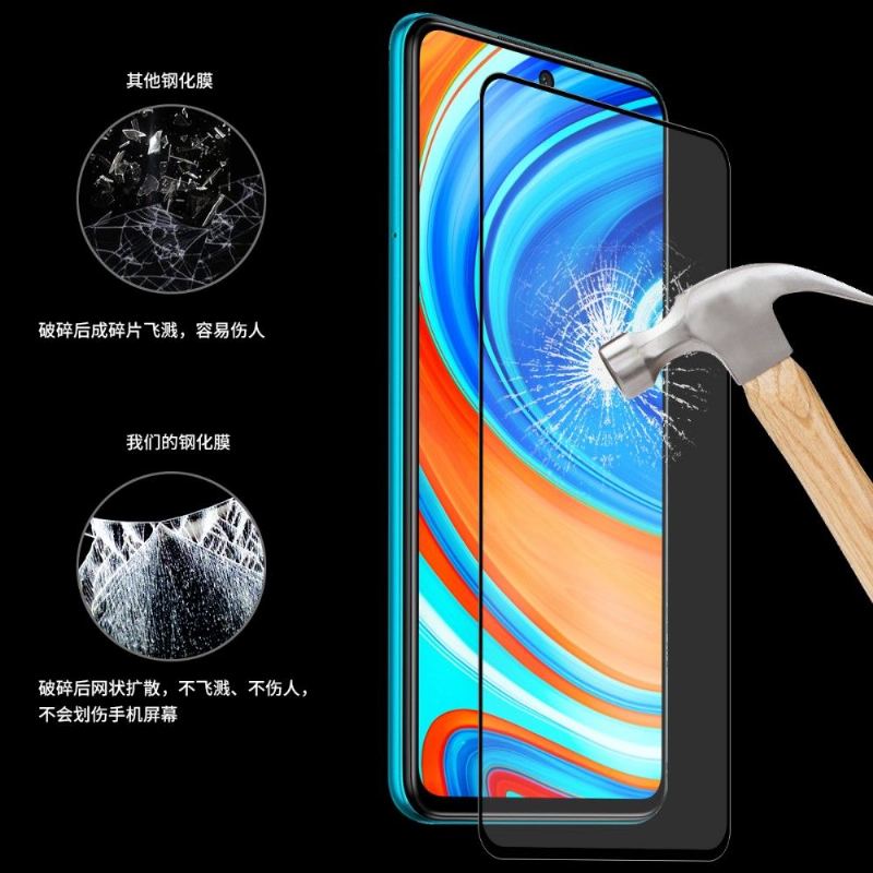 Xiaomi Redmi Note 9 Pro Härdat Glasfilmer (2 Delar)