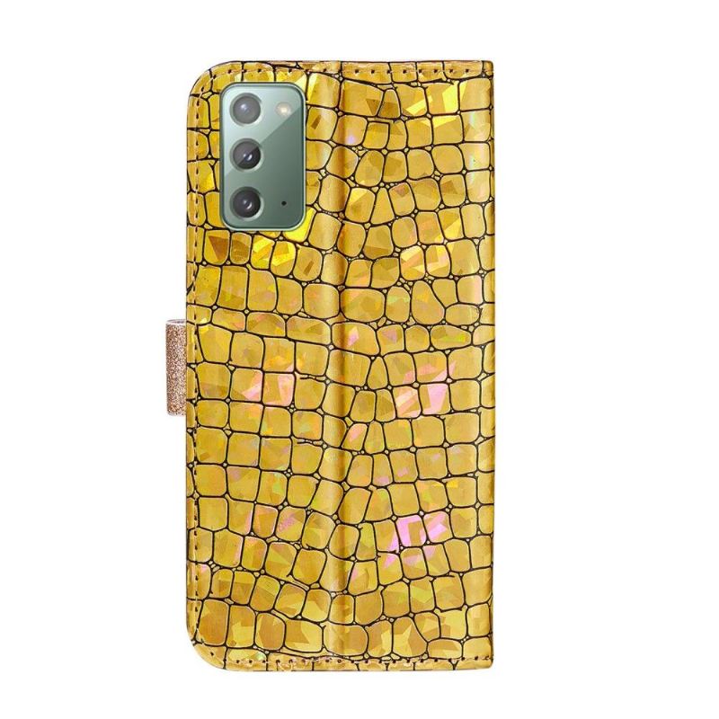 Fodral Case För Samsung Galaxy Note 20 Croc-effekt Glamour