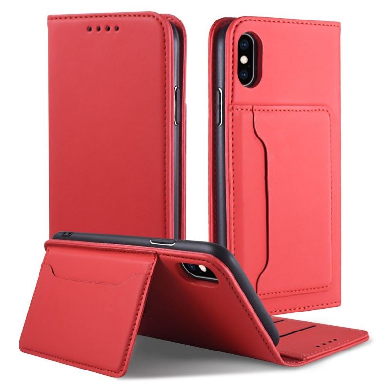 Fodral Case För iPhone X / XS Fallskydd Folio-fodral Soft Touch