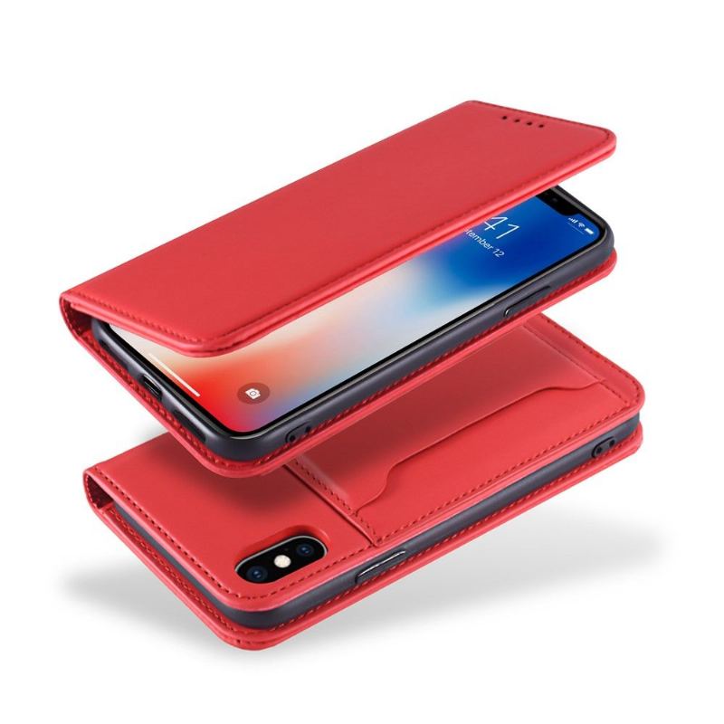 Fodral Case För iPhone X / XS Fallskydd Folio-fodral Soft Touch