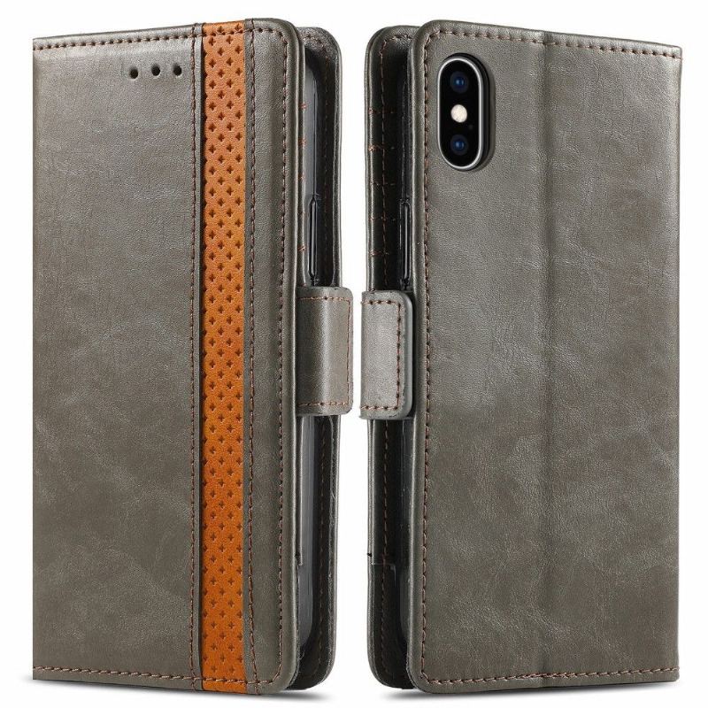 Fodral För iPhone X / XS Folio-fodral Flip Business