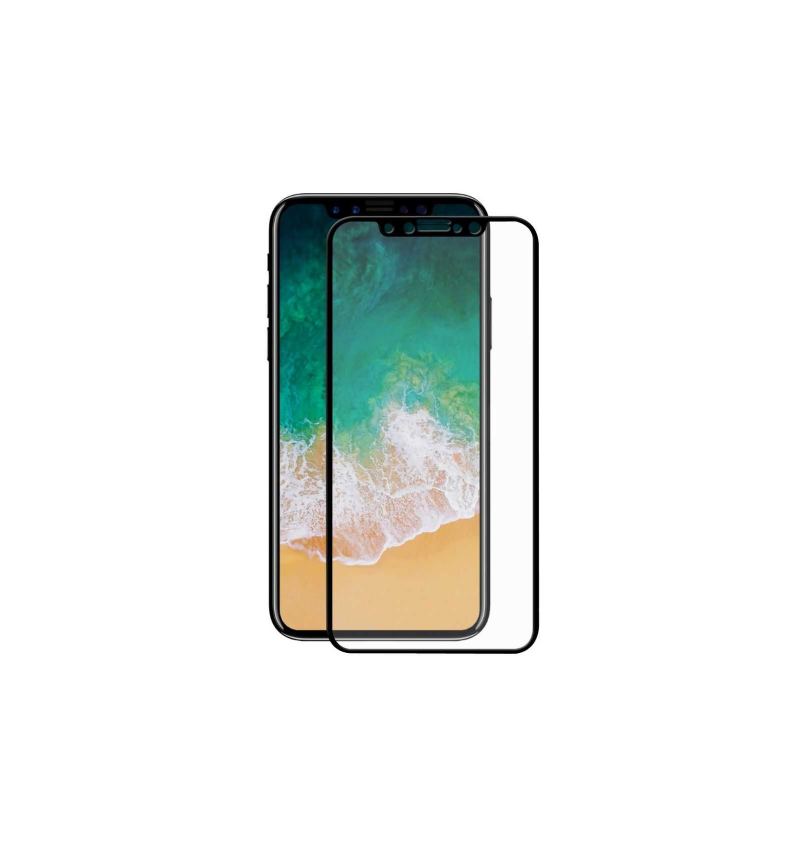 iPhone X / Xs Full Size Skärmskydd I Härdat Glas - Svart