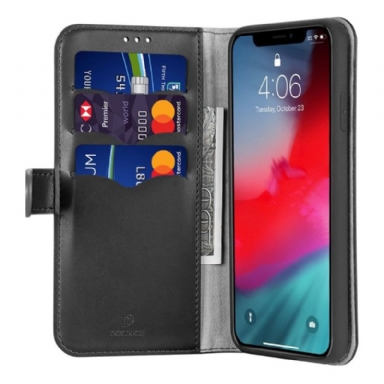 Läderfodral För iPhone X / XS Kado-serien Konstläder