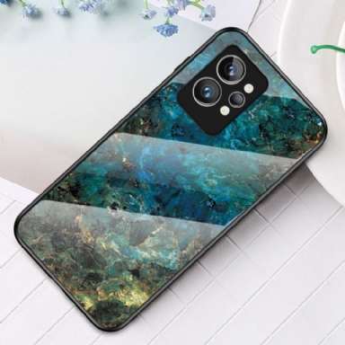 Skal För Realme GT 2 Pro Bedrijf Ocean Marble Glass Back