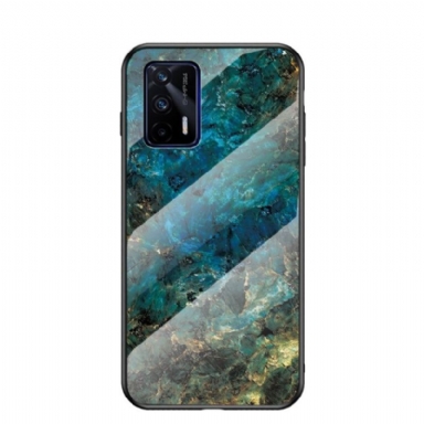 Mobilskal För Realme GT 5G Ocean Marble Glass Back