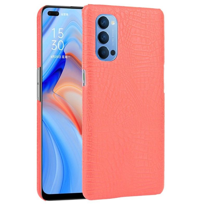 Skal För Oppo Reno 4 5G Fallskydd Croc Skin Effect