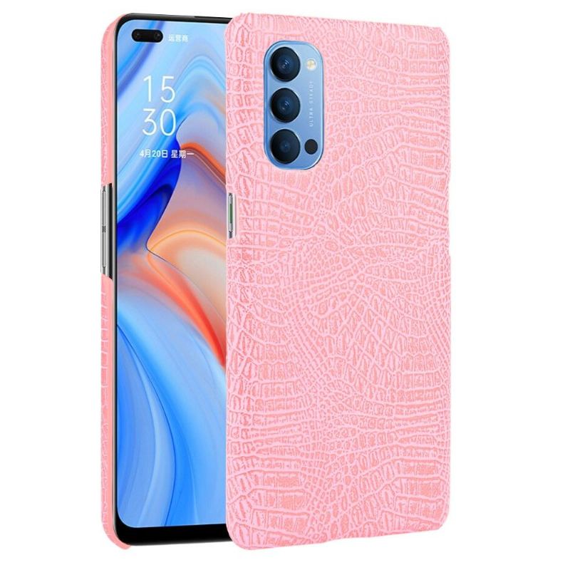 Skal För Oppo Reno 4 5G Fallskydd Croc Skin Effect