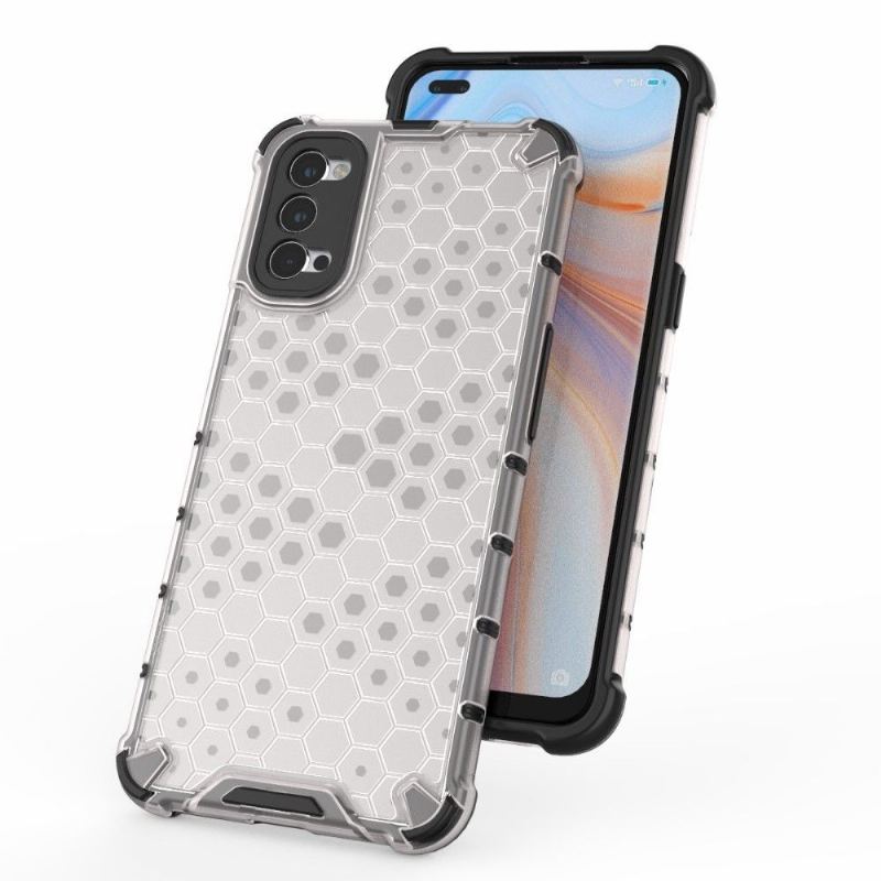 Skal För Oppo Reno 4 5G Honeycomb Design