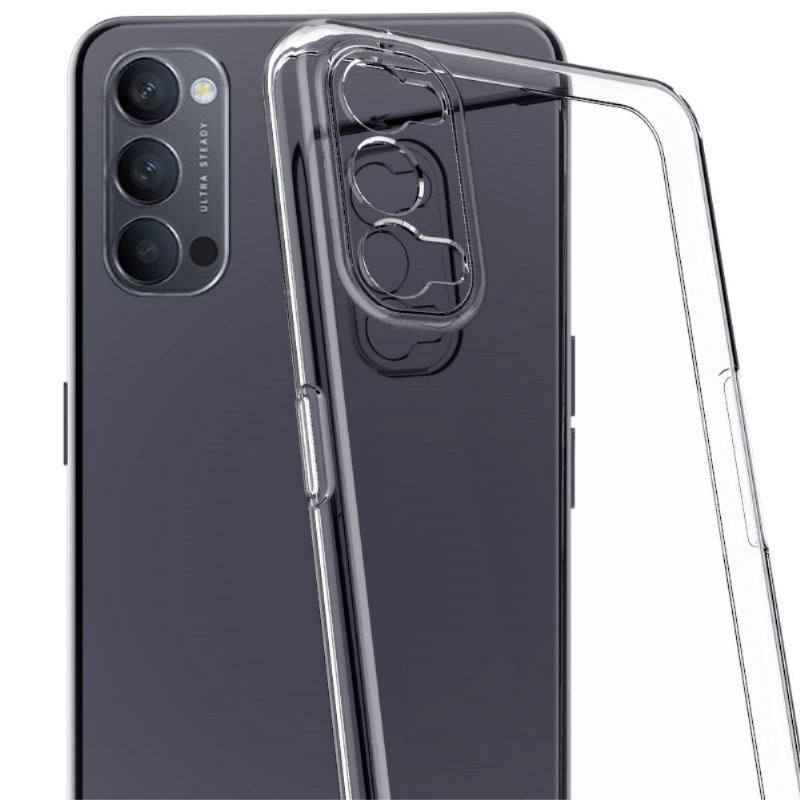 Skal För Oppo Reno 4 5G Transparent Silikon