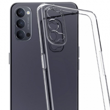 Skal För Oppo Reno 4 5G Transparent Silikon