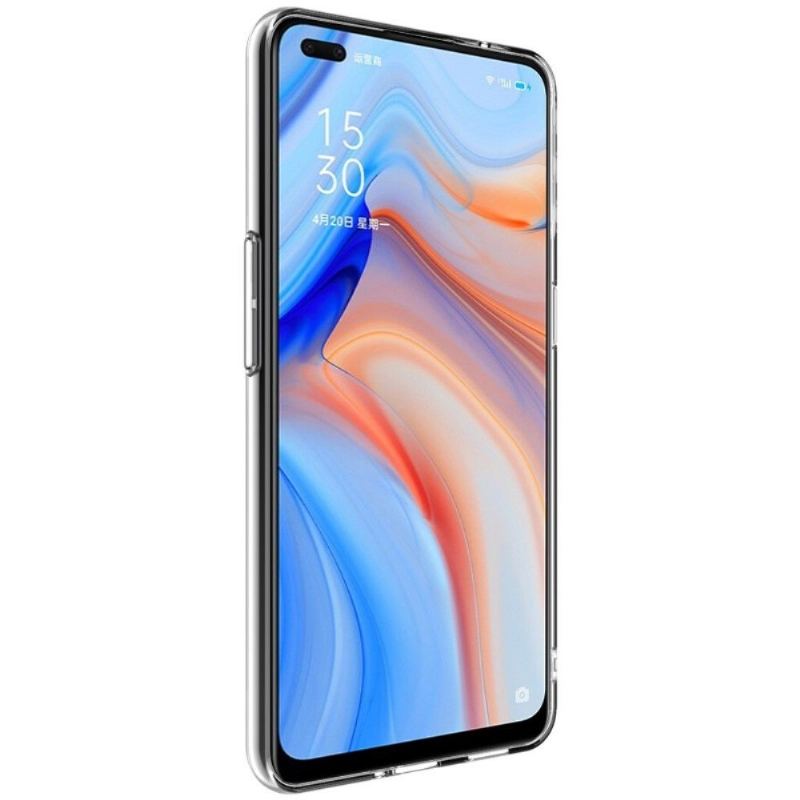 Skal För Oppo Reno 4 5G Transparent Silikon