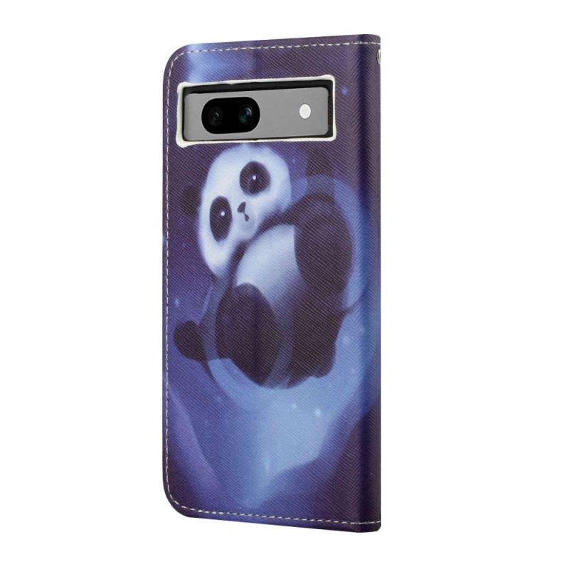 Fodral För Google Pixel 8a Space Panda Med Rem