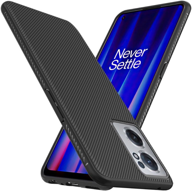 Skal För OnePlus Nord CE 2 5G Fallskydd Randig Silikoneffekt