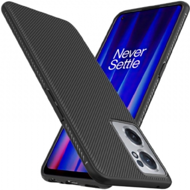 Skal För OnePlus Nord CE 2 5G Fallskydd Randig Silikoneffekt