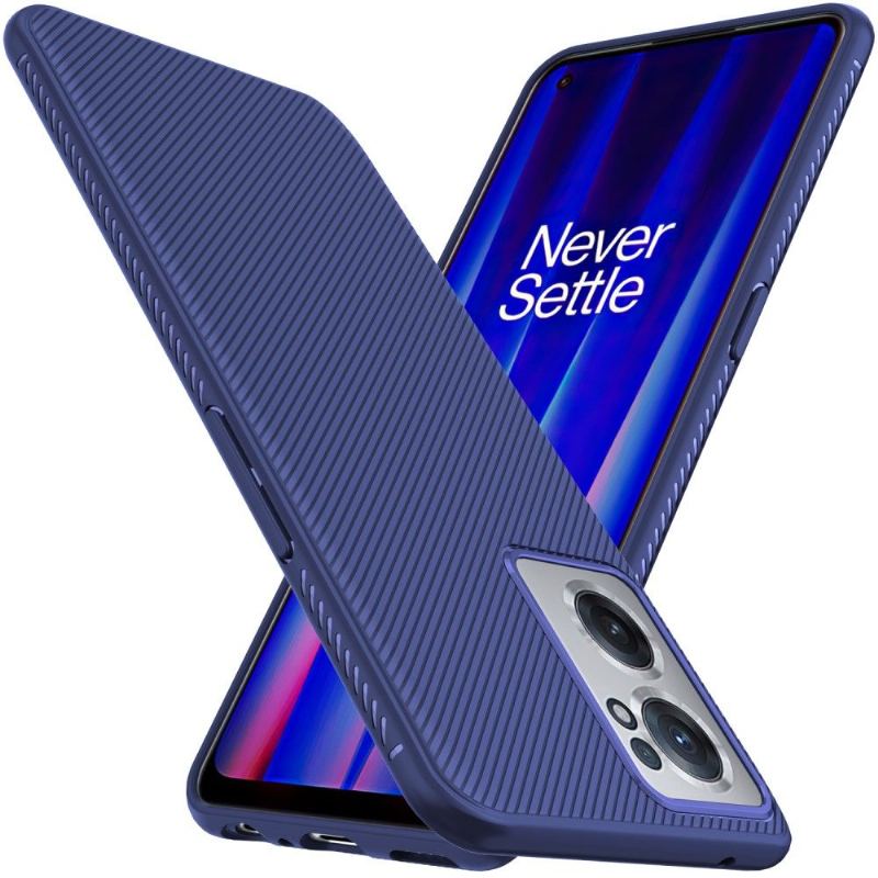 Skal För OnePlus Nord CE 2 5G Fallskydd Randig Silikoneffekt