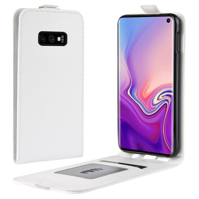 Fodral För Samsung Galaxy S10e Folio-fodral Vertikalt Konstläder