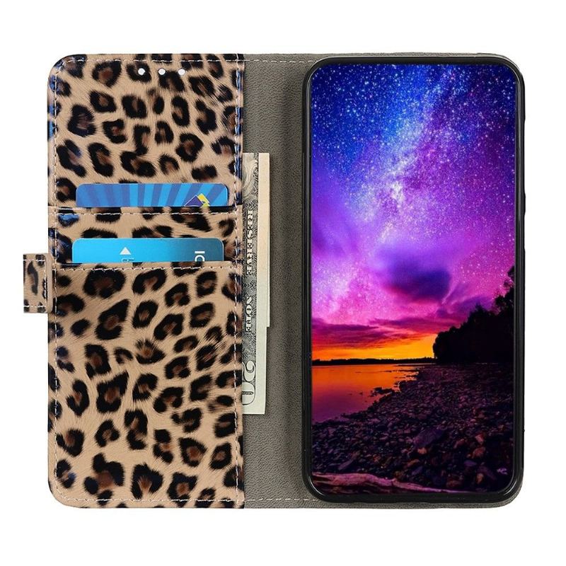 Fodral För Samsung Galaxy A52 5G / A52 4G / A52s 5G Leopardstil I Konstläder