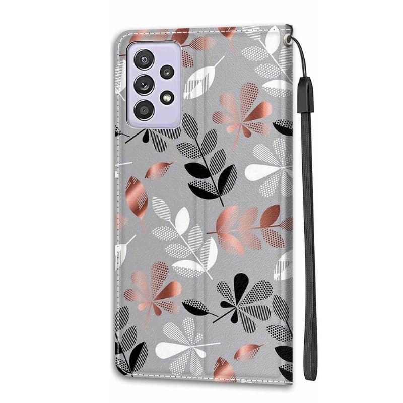 Fodral För Samsung Galaxy A52 5G / A52 4G / A52s 5G Vilda Löv Illustration