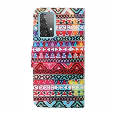 Folio-fodral För Samsung Galaxy A52 5G / A52 4G / A52s 5G Aztec