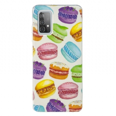 Skal För Samsung Galaxy A52 5G / A52 4G / A52s 5G Fluorescerande Macarons