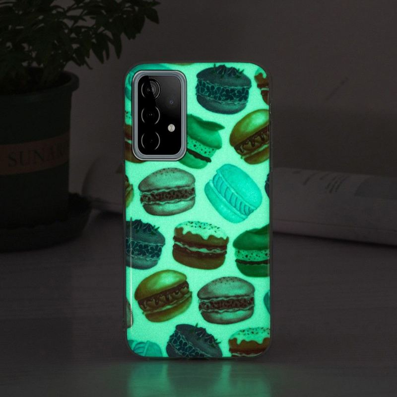 Skal För Samsung Galaxy A52 5G / A52 4G / A52s 5G Fluorescerande Macarons