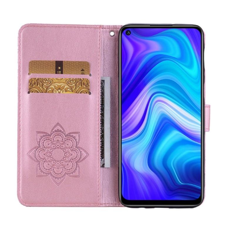 Folio-fodral För Xiaomi Redmi Note 9 Fallskydd Präglad Uggla