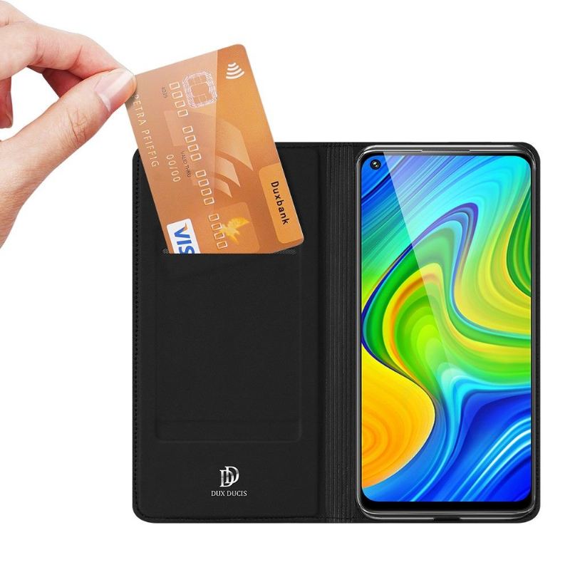 Folio-fodral För Xiaomi Redmi Note 9 Satinbeläggning