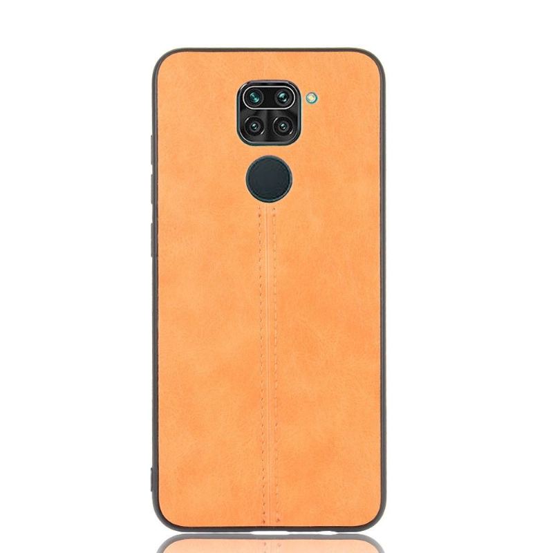 Skal För Xiaomi Redmi Note 9 Hemming Lädereffekt