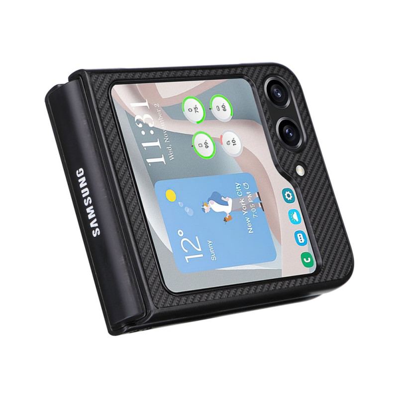 Skal Samsung Galaxy Z Flip 5 Klassisk Kolfiber