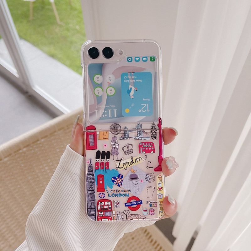 Skal Samsung Galaxy Z Flip 5 Transparent London