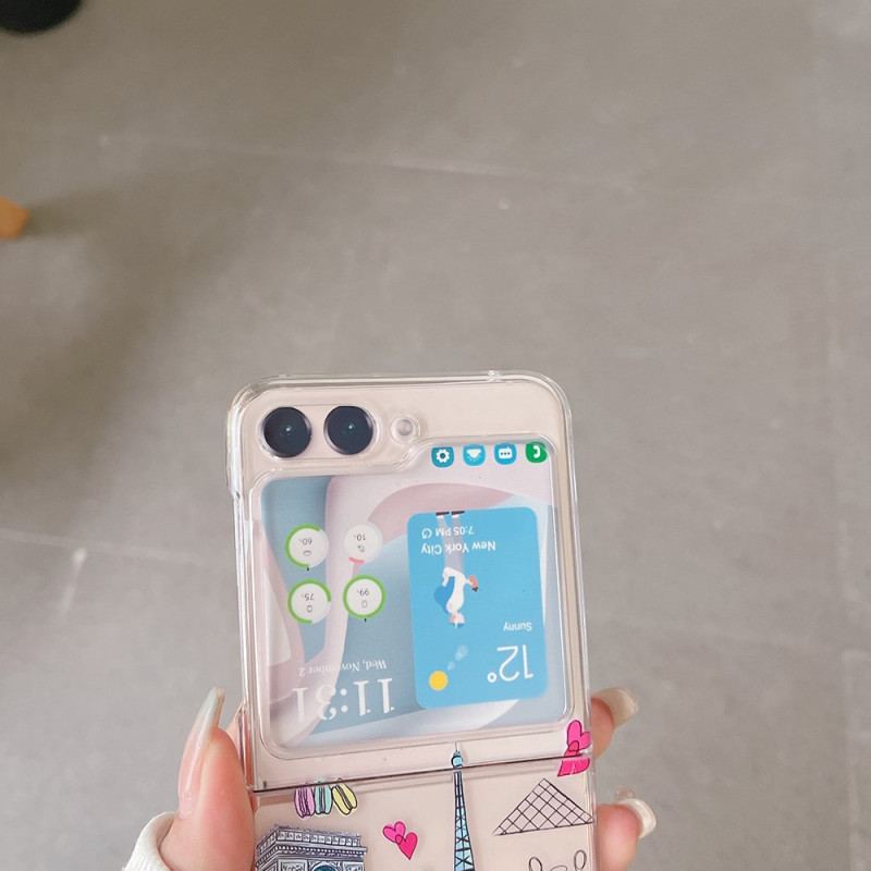 Skal Samsung Galaxy Z Flip 5 Transparent Paris