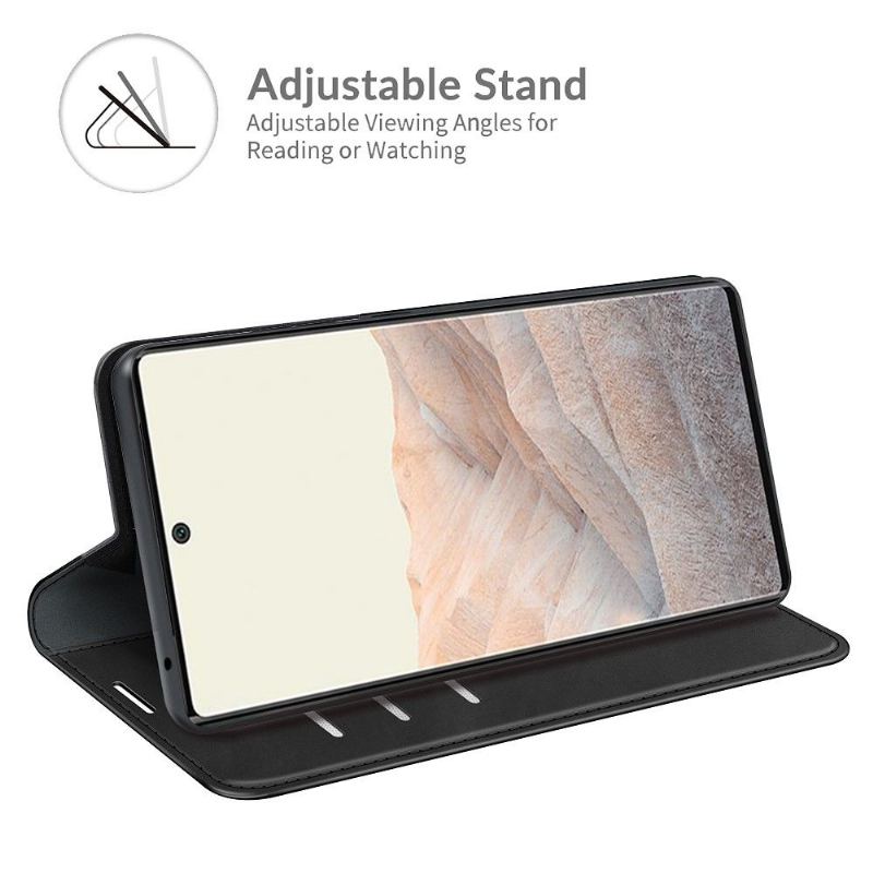 Fodral Case För Google Pixel 6 Pro Funktionsstativ I Konstläder