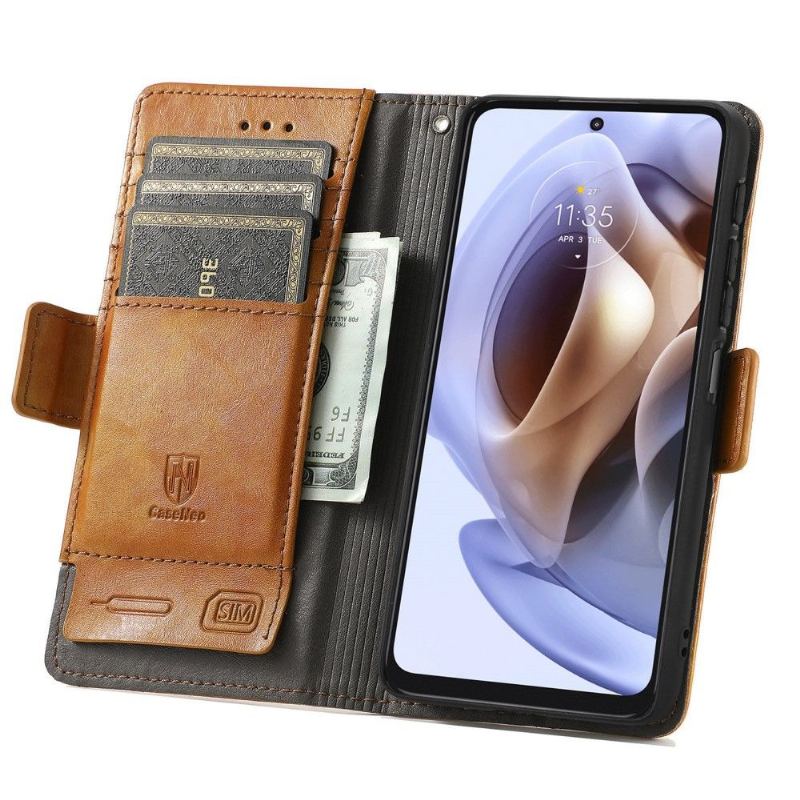 Fodral För Motorola Moto G31 / Moto G41 Folio-fodral Flip Business