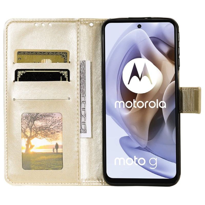 Fodral För Motorola Moto G31 / Moto G41 Sun Mandala