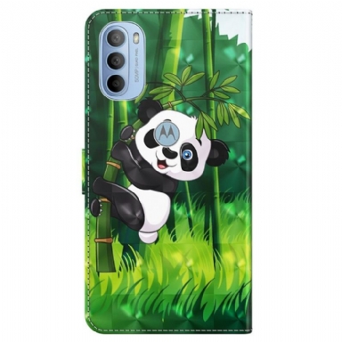 Fodral För Motorola Moto G31 / Moto G41 Uppflugen Panda