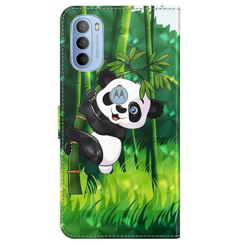 Fodral För Motorola Moto G31 / Moto G41 Uppflugen Panda