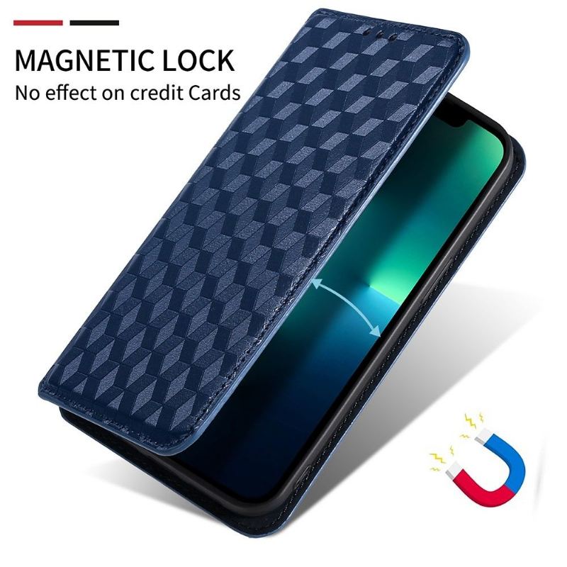 Folio-fodral För Motorola Moto G31 / Moto G41 Fallskydd Läderfodral Designgeometri