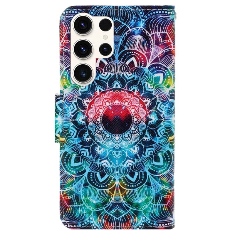 Fodral För Samsung Galaxy S24 Ultra 5g Mandala Med Rem