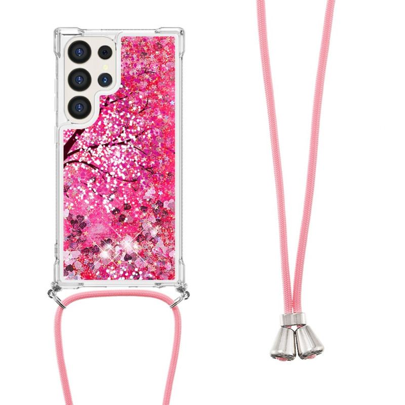 Skal Samsung Galaxy S24 Ultra 5g Cherry Blossom Glitter