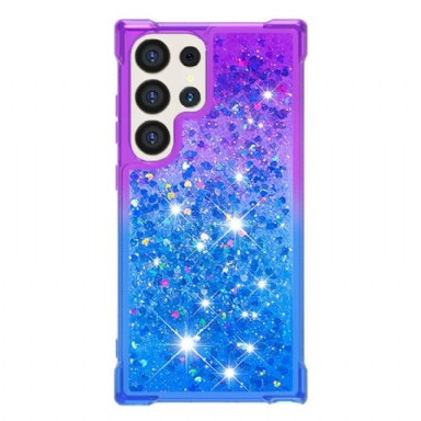 Skal Samsung Galaxy S24 Ultra 5g Telefonfodral Flytande Glitter