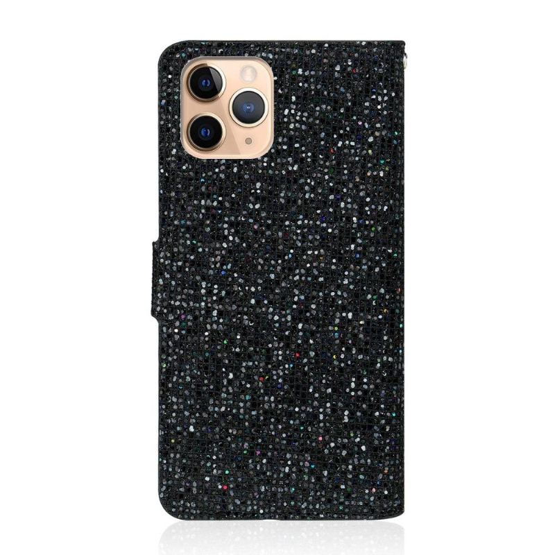 Fodral För iPhone 12 Pro Max Bedrijf Glitterkorthållare