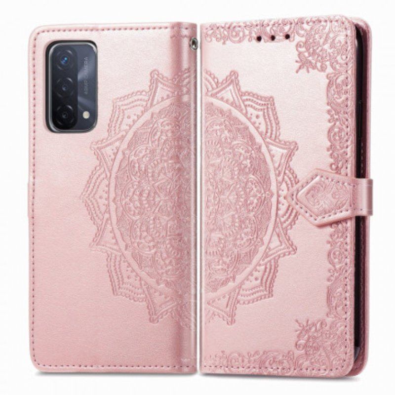 Folio-fodral Oppo A54 5G / A74 5G Mandala Medeltiden