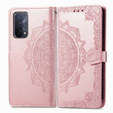 Folio-fodral Oppo A54 5G / A74 5G Mandala Medeltiden