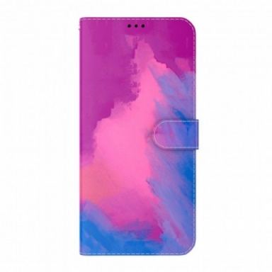 Folio-fodral Oppo A54 5G / A74 5G Vattenfärg