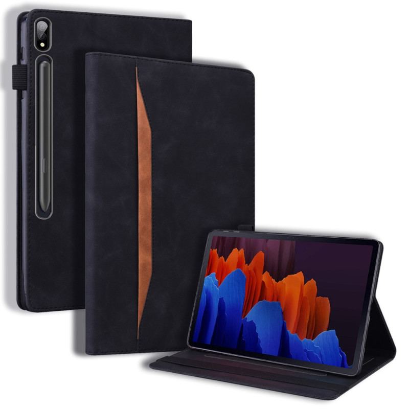 Case Samsung Galaxy Tab S9 Fe Telefonfodral Frontpåse Och Pennhållare