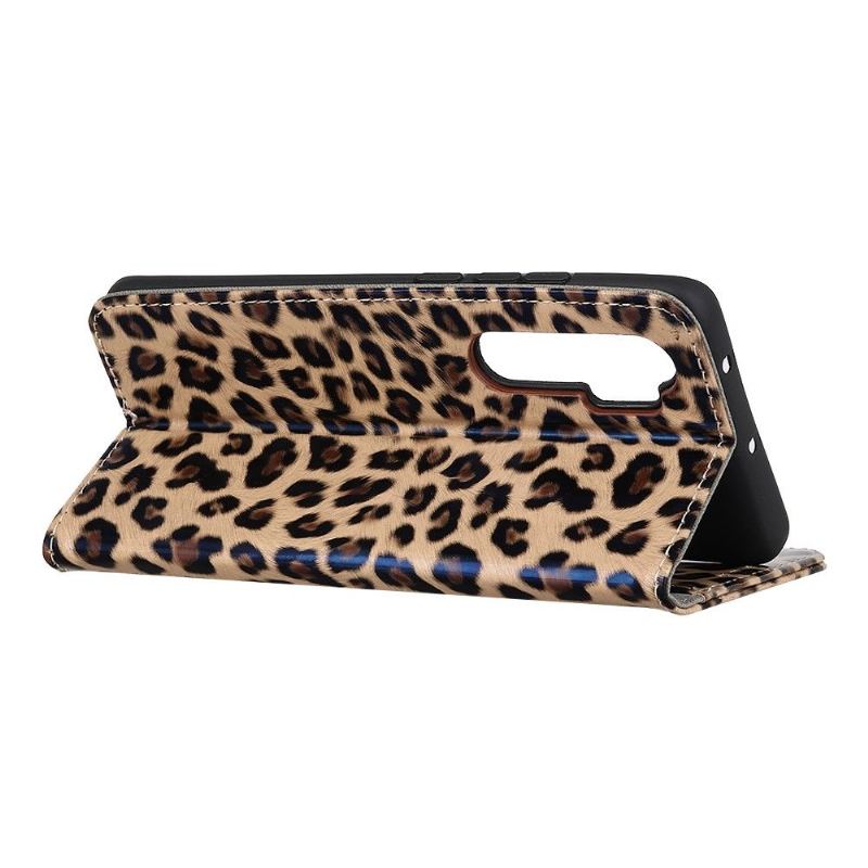 Folio-fodral För OnePlus Nord Fallskydd Leopard